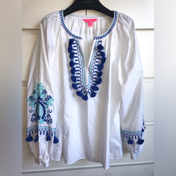 Kaydence Tunic Top | Lilly Pulitzer - Picture 1 of 11